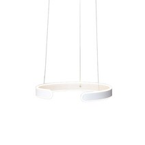 원하 식탁등 펜던트조명 와이드링 LED 40W 전구, 화이트