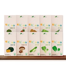 네이쳐그레인 유기농 이유식 툭탁 야채 알갱이 10종 x 15g 세트, 1세트