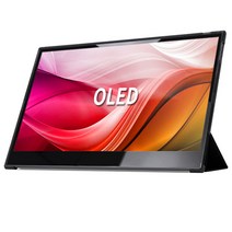 한성컴퓨터 39.5cm OLED 4K DEX 포터블 배터리 멀티터치 모니터, TFX156T