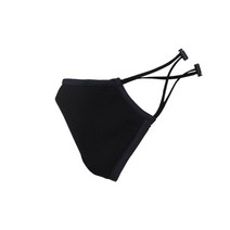 입체형 3D 에어메쉬 필터교체 면 마스크 블랙 S, 1개입, 1개