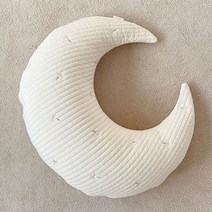 마롤로뜨 누빔 자수 달 C자형 수유쿠션, 살랑데이지
