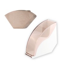 코빙 여과지보관함 화이트 + 여과지1 1~2인 100p 세트, 1세트