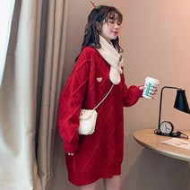 포플러앤씨 홀레 니트 원피스
