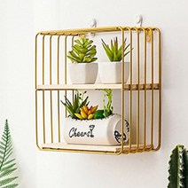 달리블리 스트링 벽선반 사각, 골드