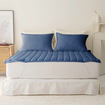GoodSleep Allos 침대패드 겸 카페트 고정밴딩형, 다크블루