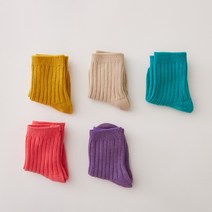 미니달콩 아동용 꼬끄 양말 5종 세트