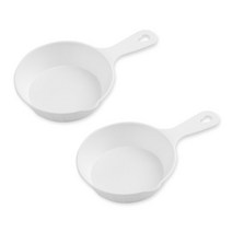 새드리 원형 물코 손잡이 앞접시, 2개, 앞접시 화이트, 화이트