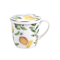 마시피렌체 뚜껑머그 320ml, 레몬, 1개