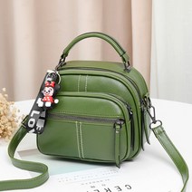 여성용 올하이 가벼운 가죽 카메라 파우치