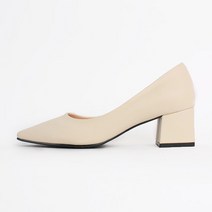 바닐라슈 메리골드 베이직 청키 펌프스 미들힐 5cm