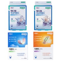 아텍스 더밴드 에이 밴드 표준형 대용량 80p + 혼합형 대용량 80p + 아쿠아 방수밴드 표준형 대용량 40p + 혼합형 대용량 40p, 1세트