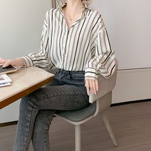 루나걸 케이시 줄지 블라우스