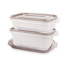 제오닉 명절음식 전 보관 채반용기 6L + 채반용기 특대 9L + 쟁반, 1세트