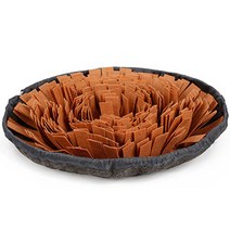 몬스펫 반려동물 도그레미 노즈워크 매트, 브라운, 1개