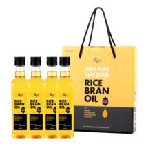 리지 100% PURE 프리미엄 현미유 보틀커버 세트, 4개