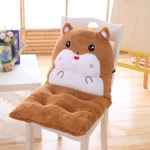 명양피프 동물 폭신 다용도 의자 쿠션방석 TY_RA5220, 진한브라운