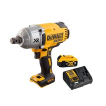 디월트 20V MAX 5.0Ah Dr. 하이토크 임팩트 렌치 + 5.0Ah 배터리 세트 DCF897P1, 1세트
