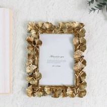 제이은 빈티지 은행나무잎 액자프레임, 직사각형