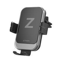 지트론 차량용 휴대폰 고속 무선 충전 거치대 ZTWC-300A, 블랙