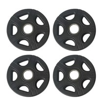 5홀 피트맨 원판 5kg, 4개, 블랙