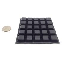 3M 범폰 미끄럼방지 스티커 검정 A0042 25p, 1개