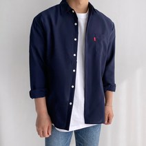 머시따 남성용 포켓 택 포인트 긴팔셔츠