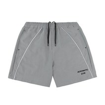 OY 남성용 DIAGONAL LINE LOGO HALF PANTS