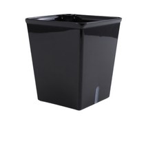 클레어라 플라스틱 사각 저면관수 화분 트레이 세트, 블랙