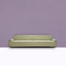 소파스킨스 발렌시아 소파커버 5인용, 내추럴그린