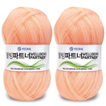 니뜨 웰빙파트너 수세미실 60g x 2p, 11 샌드, 2세트