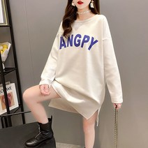 임산부 루즈핏 미디 원피스