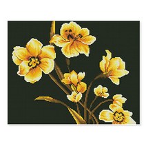 더홈스 DIY 프리미엄 보석 십자수 키트, 15 수선화, 1세트