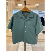 빈1 BY23BL01MT 민트 면 시어서커 반팔셔츠