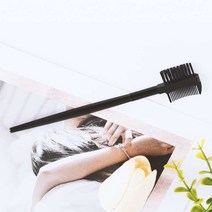 S09881 듀얼 마스카라 빗 브러쉬 아이브로우 솔, 1, 마스카라 아이브로우 듀얼 브러쉬