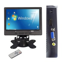 휴대용 모니터 4k 13인치 15인치 1024600 7 인치 lcd hd pc 미니 2, 갈색