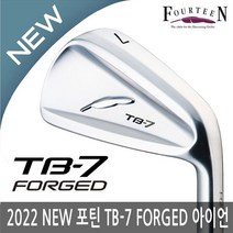 [포틴] FOURTEEN TB-7 FORGED 연철단조 스틸 5아이언 2022년/병행, 스틸 5아이언(6-PW)-S