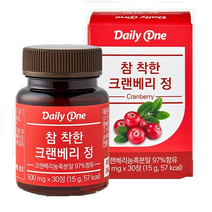 데일리원 참 착한 크랜베리 정 30정, 5통