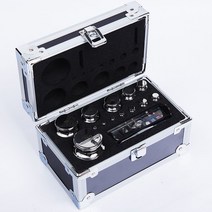M1등급 무게추 분동 세트 실험용 실험실, 1kg-5kg 알루미늄 케이스 4개입, 1세트