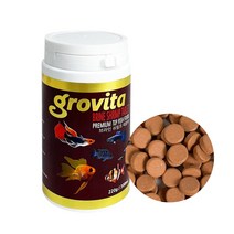 그로비타 브라인 쉬림프 테블렛 220g/300ml 모든 관상어 전용 사료, 1개