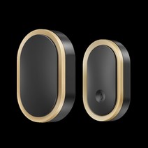 cacazi usb 배터리 전원 홈 방수 무선 도어벨 초인종 300m 스마트 홈 도어벨 차임 키트 LED 플래시 보안 알람, bl 그리고 1bu 1re