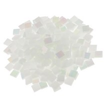 GHSHOP DIY 공예 용품에 대한 도매 많은 다채로운 타일 재료, S, 유리, 밝은 흰색