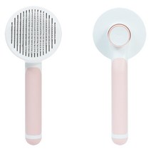 머글리 펫 브러쉬 강아지 빗 털빠짐 고양이그루밍 개 푸들 털제거 털관리 슬리커, 인디핑크