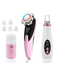뷰티디바이스LED 페이스 라이트 테라피 따뜻한 페이셜 마사지 리프트 장치 전기 스킨 스크러버 셔블 에스, 06 Type 3 Pink