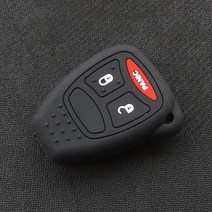 랭글러 튜닝용품 부품 jeep 루비콘 차박실리콘 고무 키 커버 케이스 셸 프로텍터 지프 랭글러 jk 커맨더, 01 Black