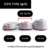 메노리폼 키높이 우레탄 전면 깔창 2cm 3cm 4cm