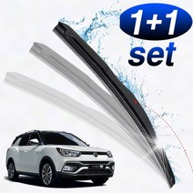 [RA㏓] 티볼리에어 와이퍼 600mm400mm 세트 차량용품 하이브리드 간편 고급 교체 유리 자동차 교체용 앞유리 스포일러 ▷_§Ea