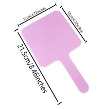 휴대용손거울 도매 메이크업 거울 손 개최 광장 사용자 정의 로고 매일 핑크블랙화이트 작은, style13+10pcs with logo