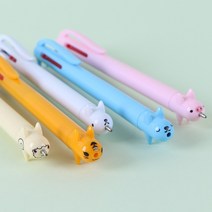스탠딩 동물 캐릭터 볼펜 5종 [특이한 신기한 예쁜볼펜 판촉 삼색 3색 펜 국산볼펜], 호랑이