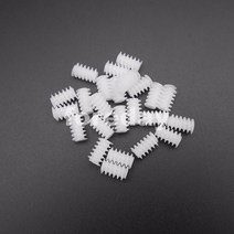 웜기어 베벨기어 저속모터 감속기 20PCS 웜 감속 기어 6*10mm 구멍 0.5 M 조리개: 2mm 1.95mm D = 6mm DIY, 한개옵션0