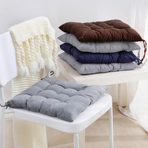 천연 라텍스 방석 3color 커버 포함 식탁 의자 미끄럼방지 유아 키높이 쿠션 차방석 학생 수험생 끈방석 명상 좌식 두꺼운방석 푹신한 절방석